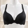 Classic Black Seamless T-Shirt Bra