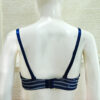 blue bra back side.jpg Navy Stripe Everyday Comfort Bra for Women