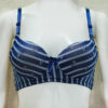 blue bra front side.jpg Navy Stripe Everyday Comfort Bra for Women