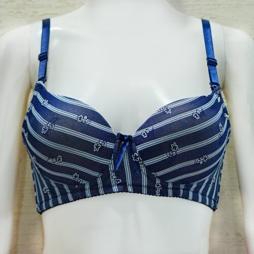 Navy Stripe Everyday Comfort Bra for Women