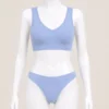 SkyFlex Seamless Sports Bra & Panty Set for Women