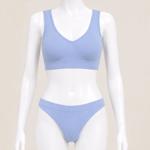SkyFlex Seamless Sports Bra & Panty Set for Women