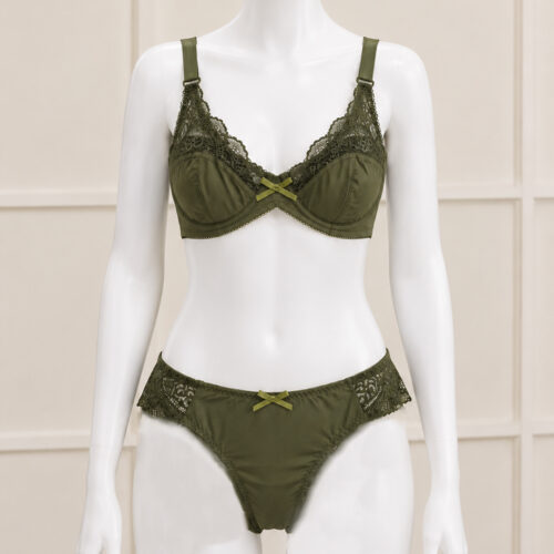 dark lingriee front.jpg Forest Charm Lace Lingerie Set for Women