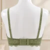 Elegant Sage Green Lace Push-Up Bra