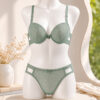 Mint Whisper Lace Lingerie Set for Women