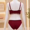Red Fantasy Luxury Lace Lingerie Set for Women