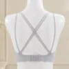 Pearl Grey Seamless Padded Bra for Women