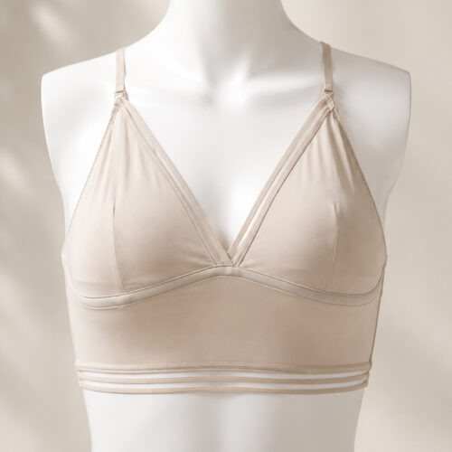Seamless Cream Daily Wear Bra for Women