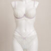 white lingree set front.jpg Luxury White Lace Lingerie Set for Women